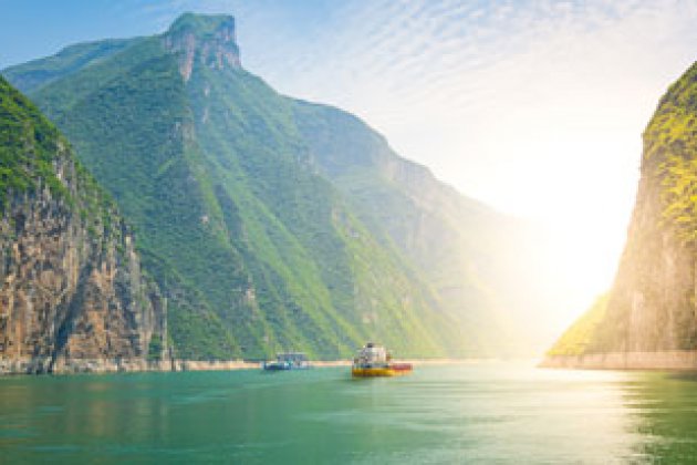 Grüne Idylle am FLugg Yangtze