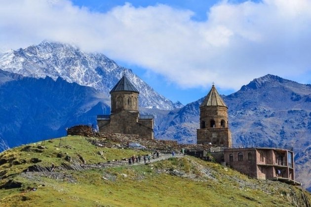 Kloster, ein Wahrzeichen in Georgien