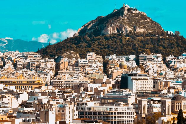 Aussicht, Sankt-Georgs-Kapelle, Athen-Panorama