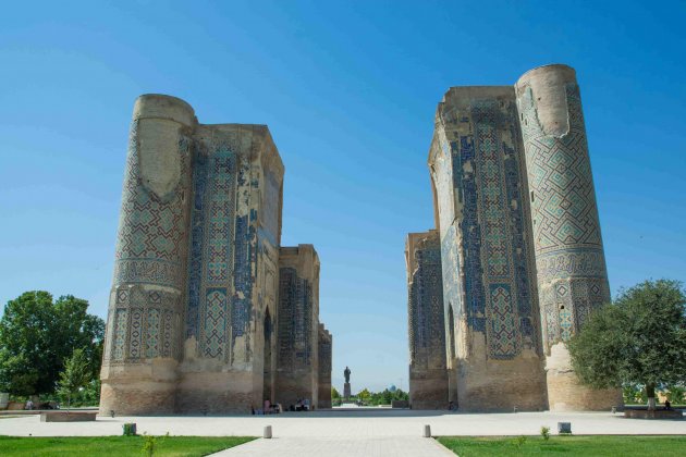 Ak Saray Palast Shahrisabz, Ruinen